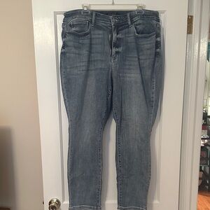 Classic Mid Wash Straight Leg Jeans